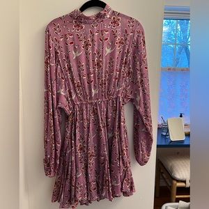 Rhode Pink and Red Mini Dress XS